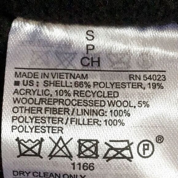 Old Navy Gray Marled Tweed Fleece Lined Zip Up Puffer Vest - Picture 15 of 16